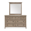 Magnussen Home Paxton Place Dovetail Grey Drawer Dresser