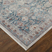 Feizy Marquette 39GUF Transitional Medallion in Blue/Ivory