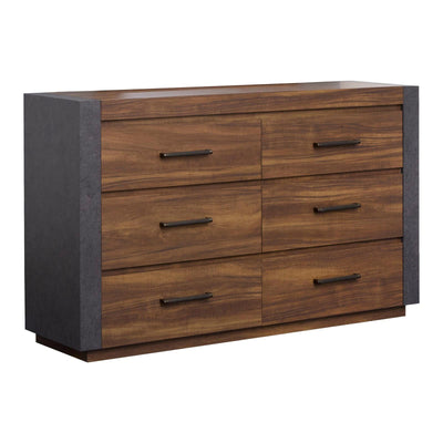 Magnussen Home Jensen Tavern Brown Double Drawer Dresser