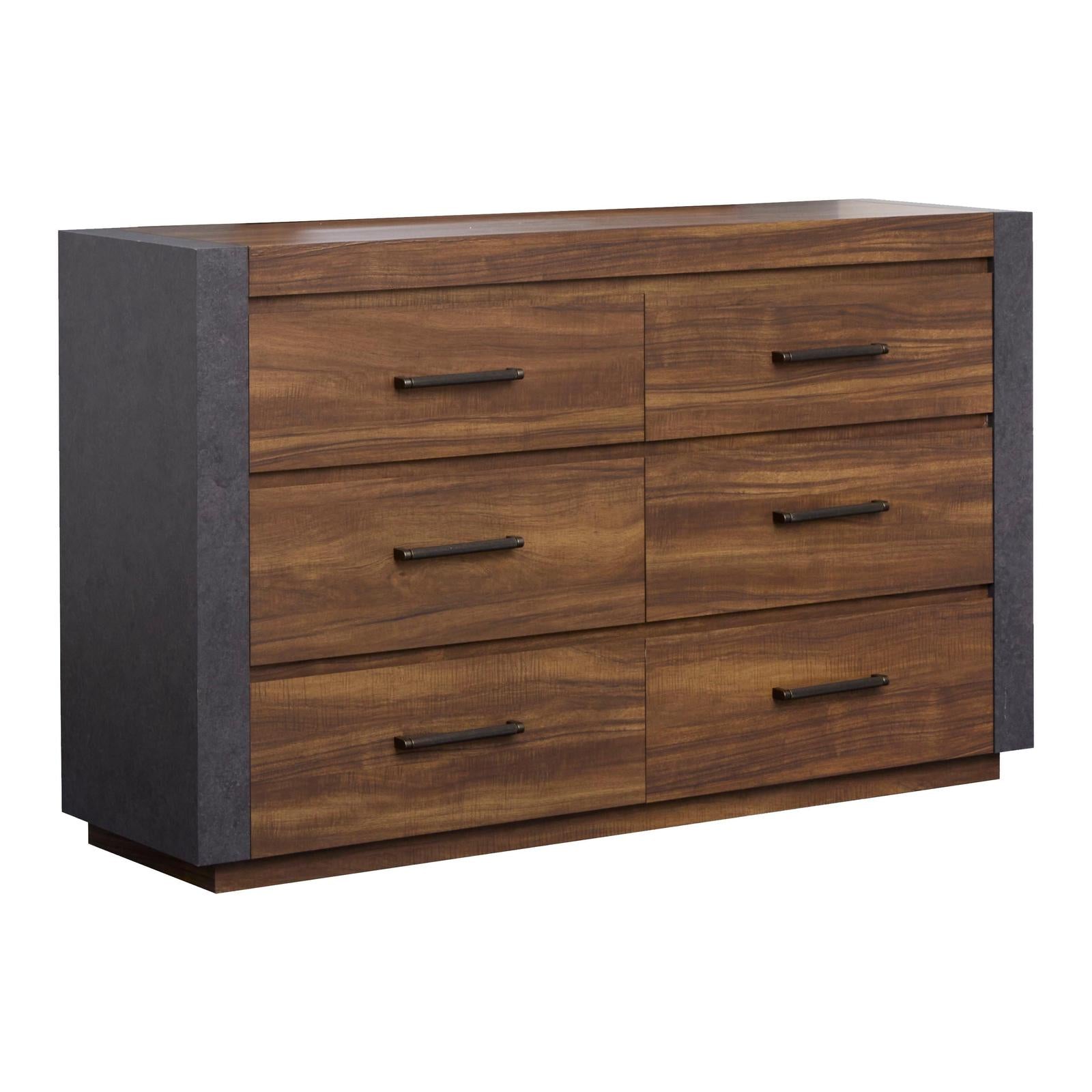 Magnussen Home Jensen Tavern Brown Double Drawer Dresser