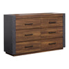 Magnussen Home Jensen Tavern Brown Double Drawer Dresser