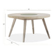 Magnussen Home Lenox Acadia White Dining Table