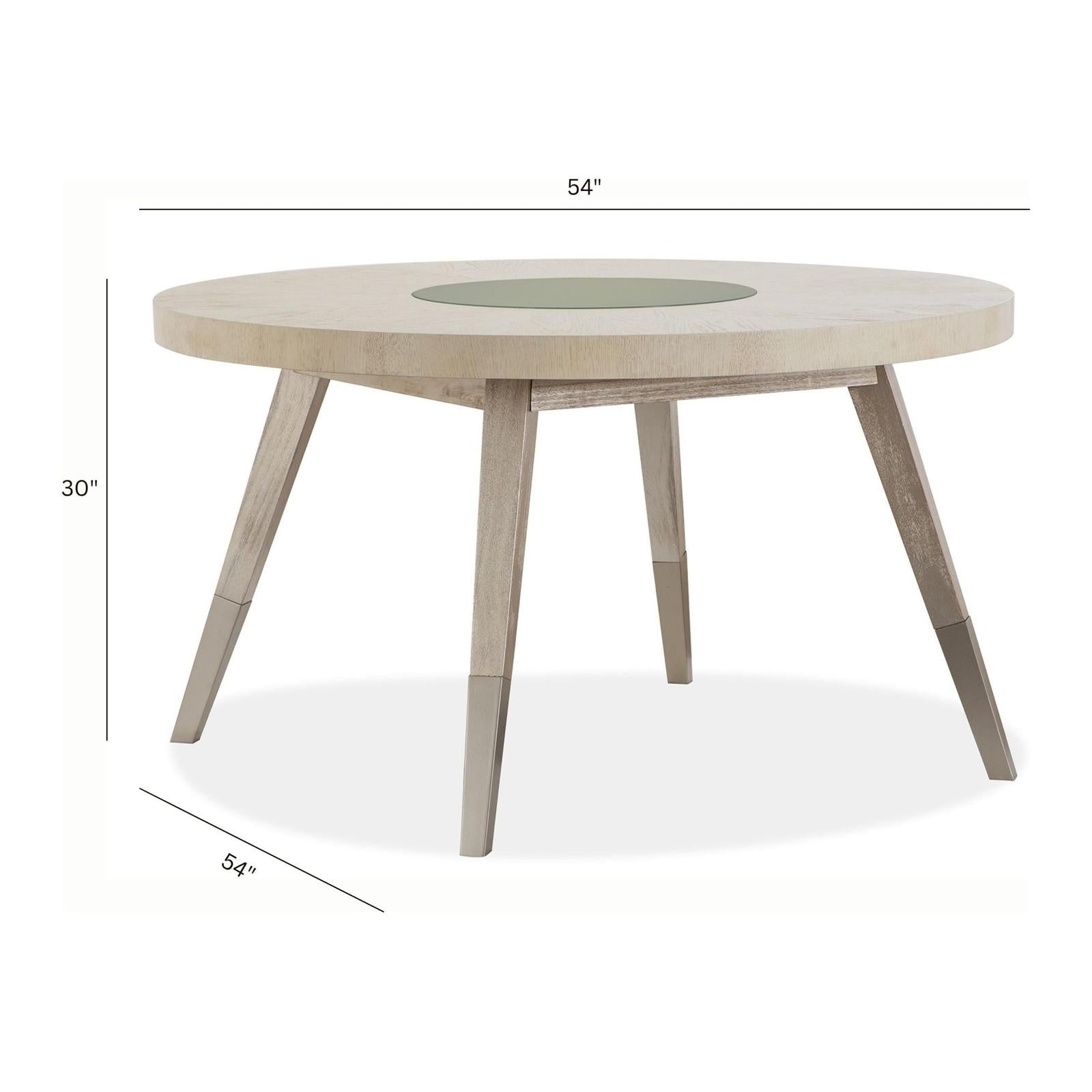 Magnussen Home Lenox Acadia White Dining Table