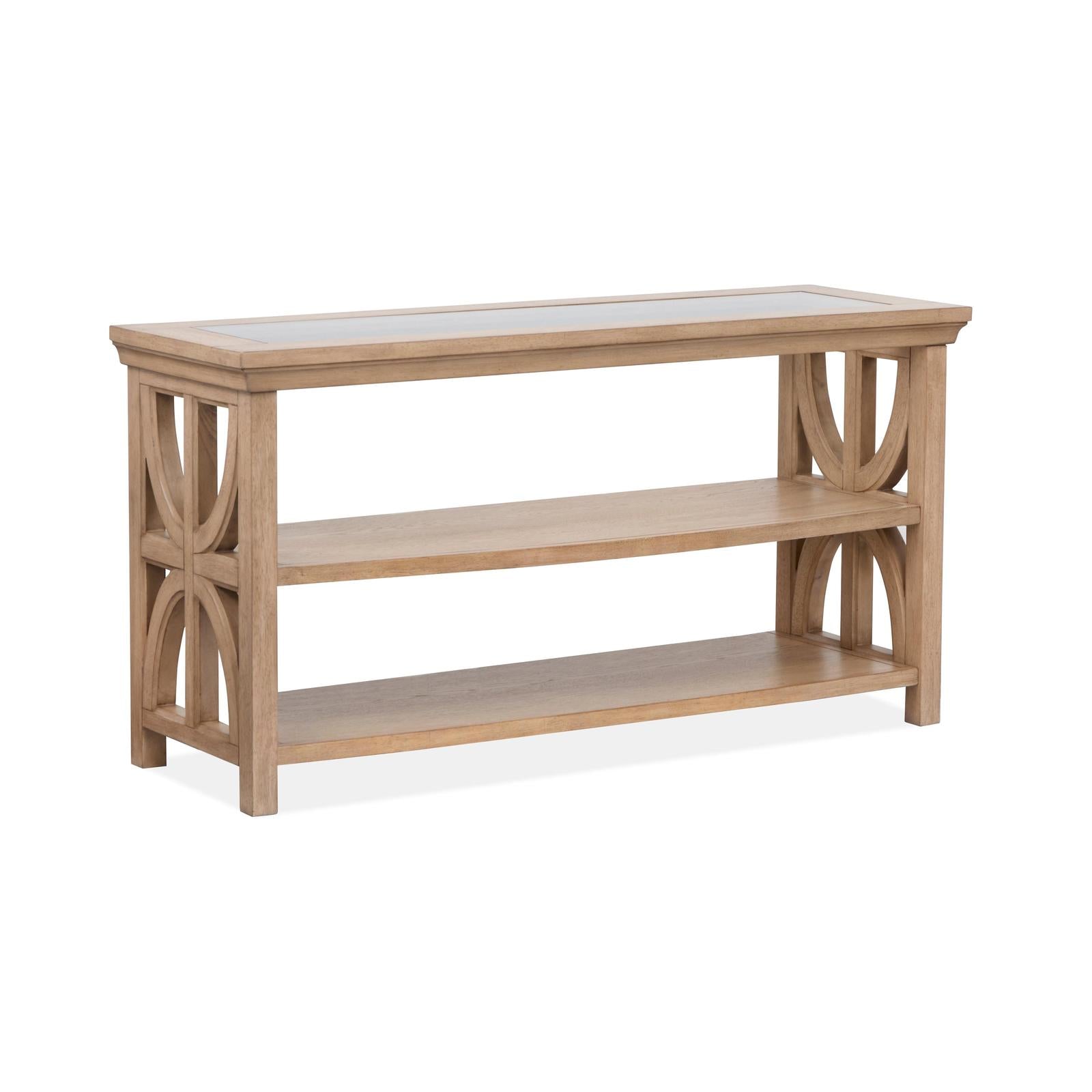 Magnussen Home Coventry Honey Wheat Rectangular Sofa Table