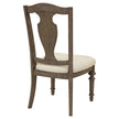 Pulaski Furniture Saddle Creek Timber Brown Wood Back Side Chair Two Pack
