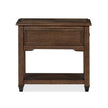 Magnussen Home Cormac Brown Rectangular Accent Table