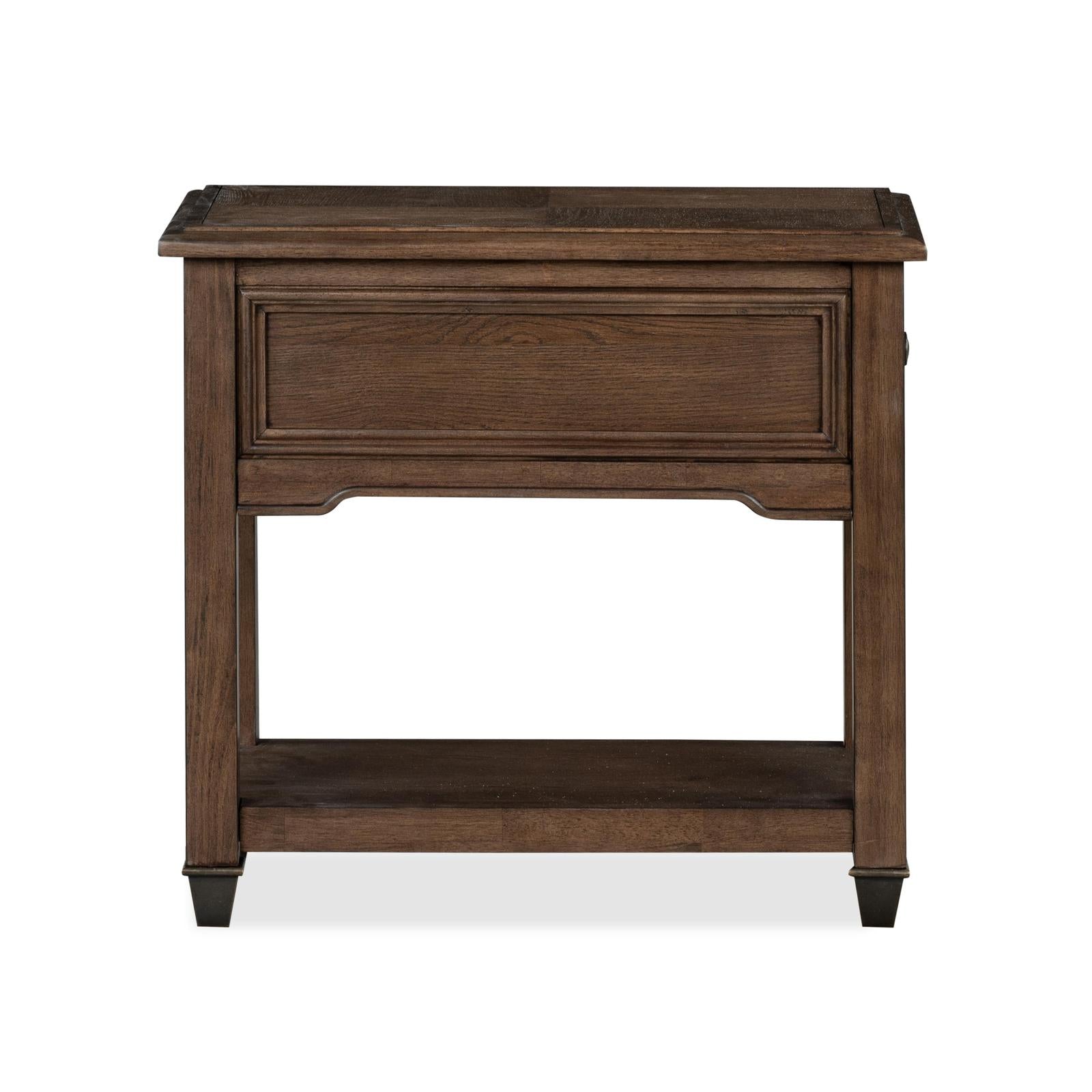 Magnussen Home Cormac Brown Rectangular Accent Table