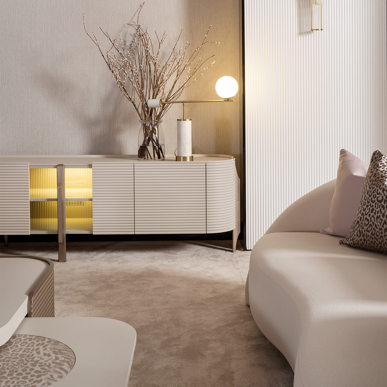 Michael Amini Mod Dream Media Cabinet