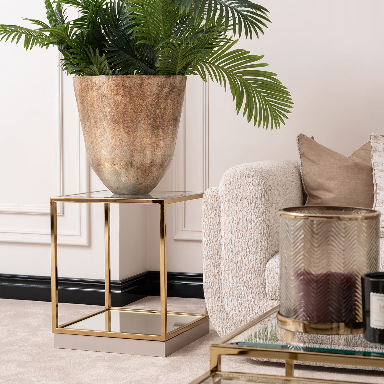 Michael Amini Savannah Breeze End Table