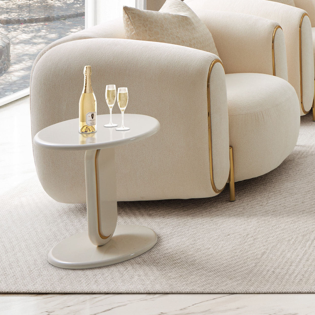 Michael Amini Sassani End Table