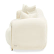 Michael Amini Sassani Sofa Crepe Gold