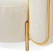 Michael Amini Sassani Chair Crepe Gold