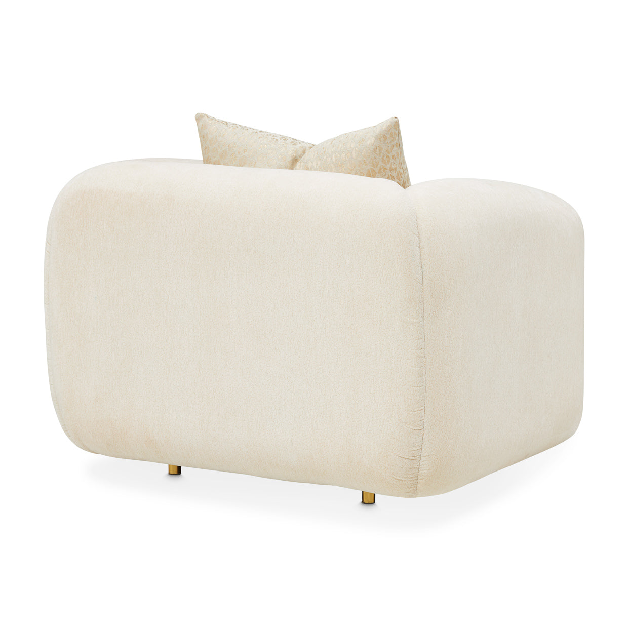 Michael Amini Sassani Chair Crepe Gold