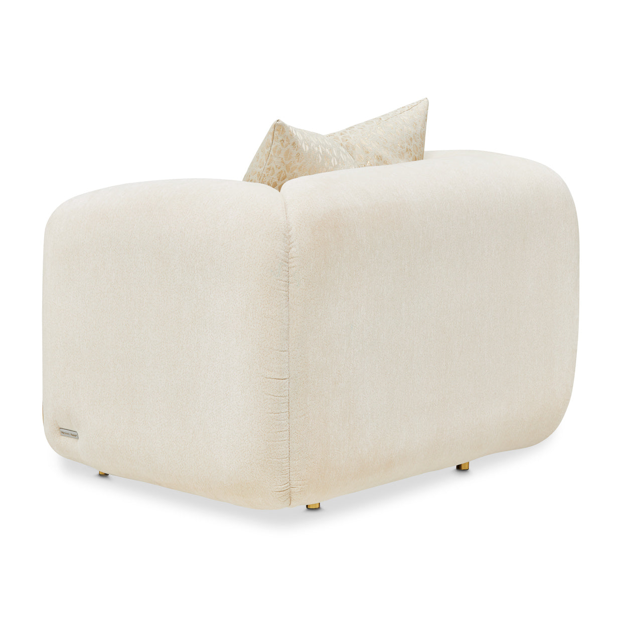 Michael Amini Sassani Chair Crepe Gold