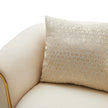 Michael Amini Sassani Chair Crepe Gold