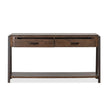 Magnussen Home Hallie Milk Chocolate & Dark Chocolate Rectangular Sofa Table