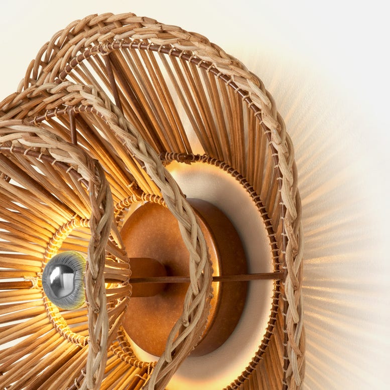 Alondra Floral Abstraction Wall Sconce