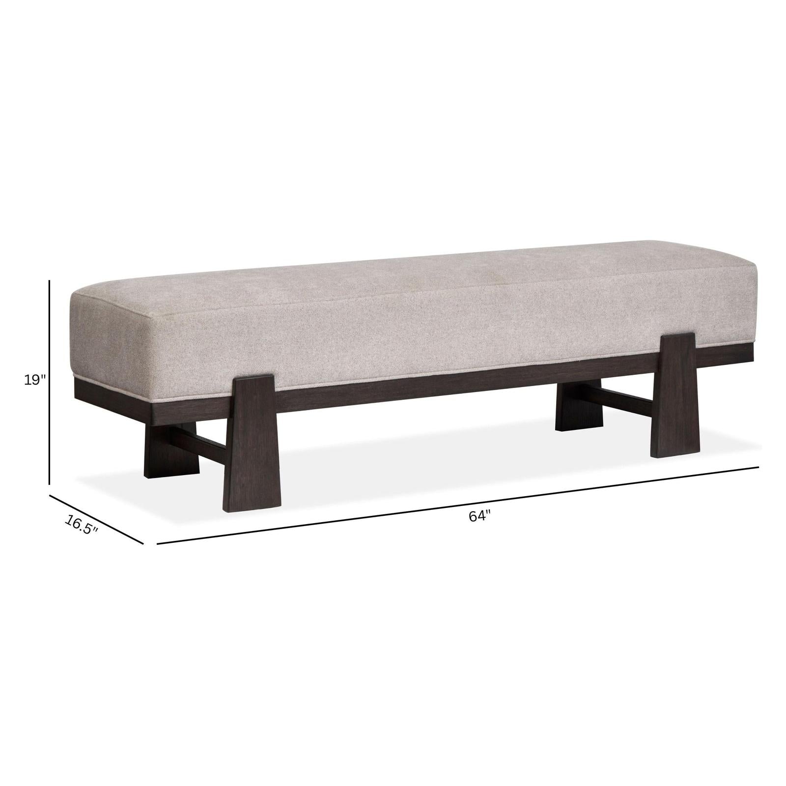 Magnussen Home Tauren Coffee Bean Bench