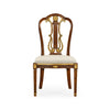 Jonathan Charles Buckingham Gilded Lyre Back Side Chair