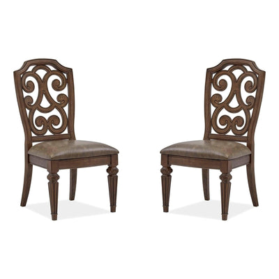 Magnussen Home Durango Willadeene Brown Side Chair Set of 2