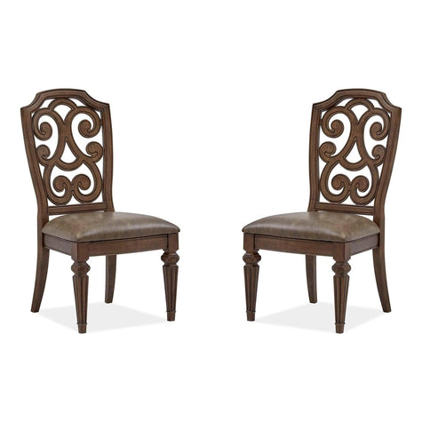 Magnussen Home Durango Willadeene Brown Side Chair Set of 2
