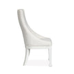 Magnussen Home Kingston Whisper White & Cerused Nutmeg Upholstered Host Chair Set of 2
