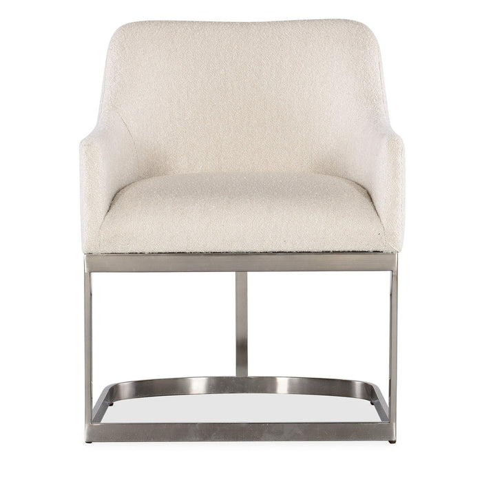 Hooker Furniture Modern Mood Uph Arm Chair w/Metal Base - Beige