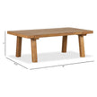 Magnussen Home Lindon Belgian Wheat Rectangular Cocktail Table