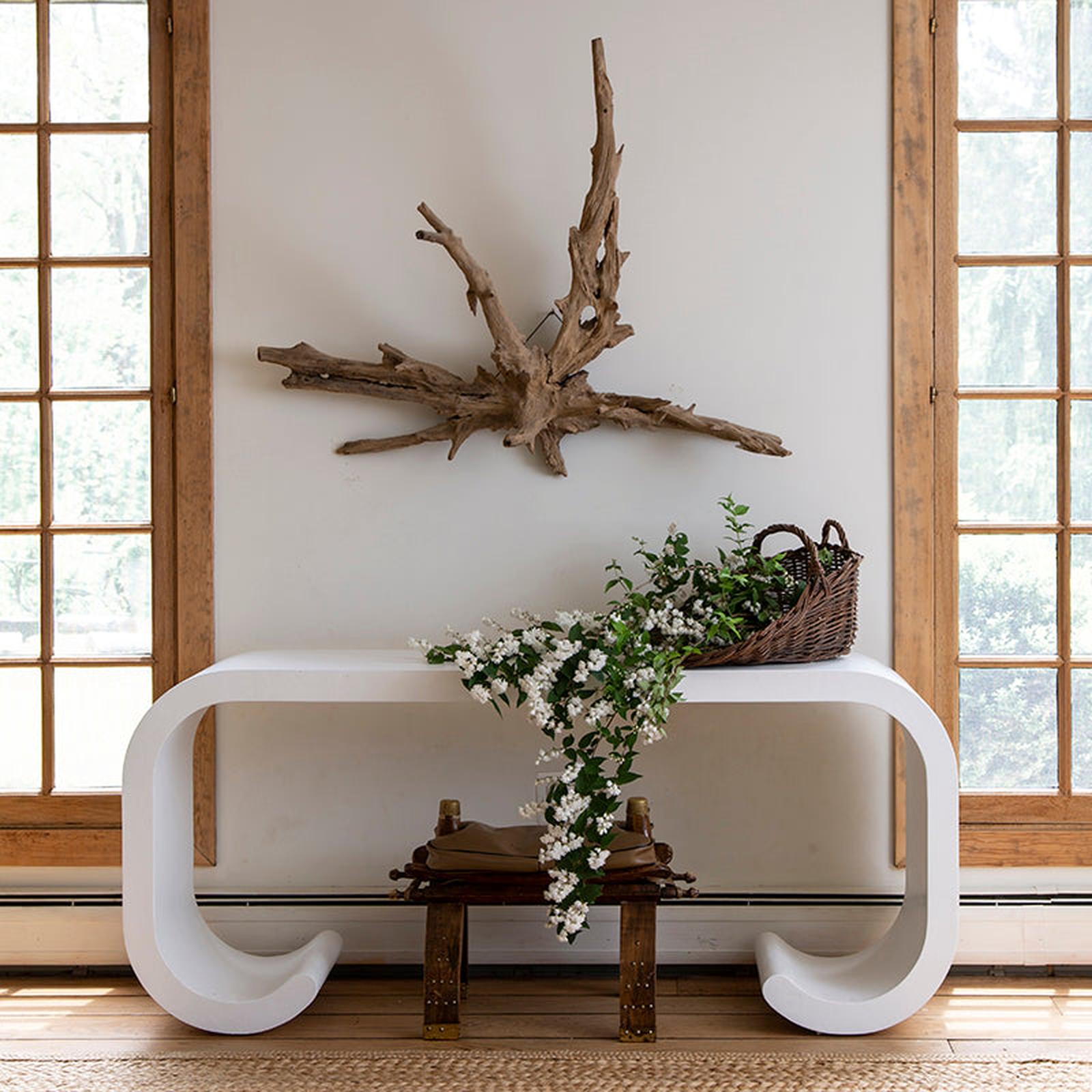 Woodbridge Furniture Scroll Console