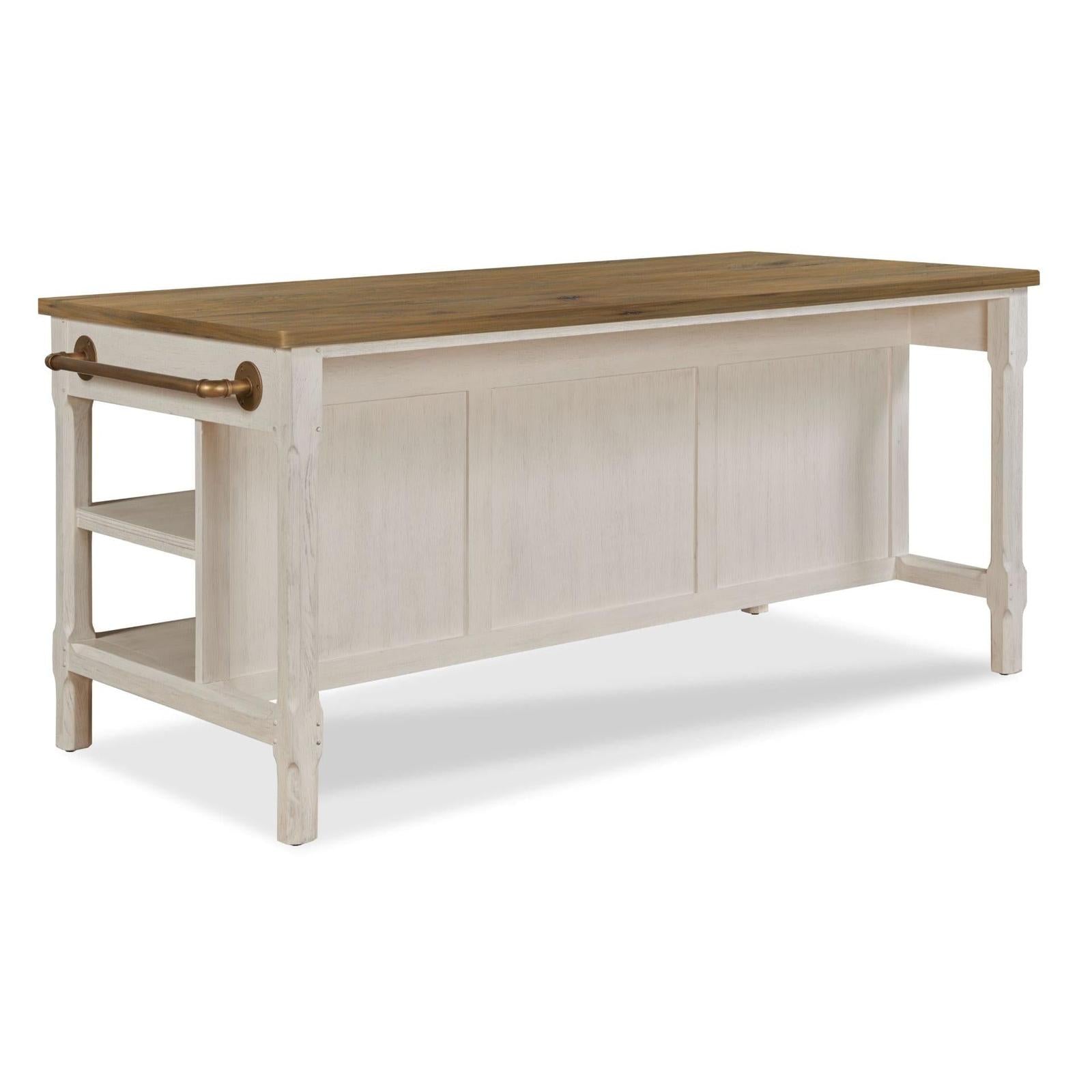 Woodbridge Furniture Draper's Table - Frost White Base