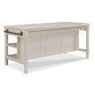 Woodbridge Furniture Draper's Table - Frost White Base