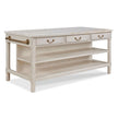 Woodbridge Furniture Draper's Table - Frost White Base