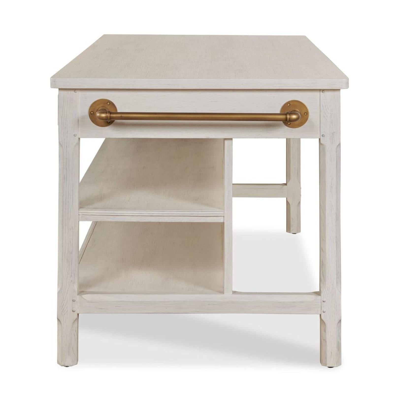Woodbridge Furniture Draper's Table - Frost White Base