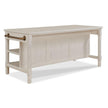 Woodbridge Furniture Draper's Table - Frost White Base