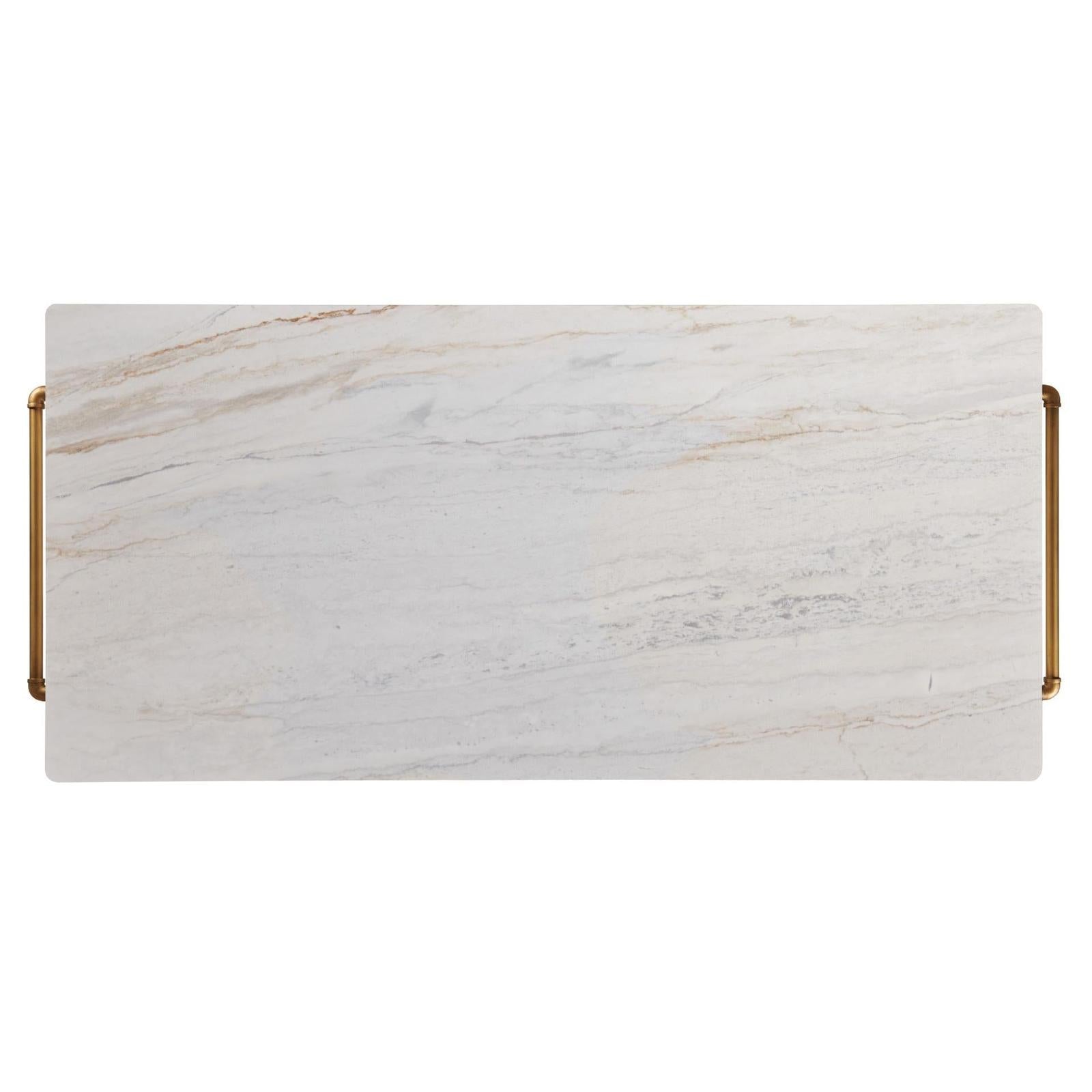Woodbridge Furniture Draper's Table - Frost White Base