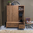 Woodbridge Furniture Oak Efficiency Cabinet