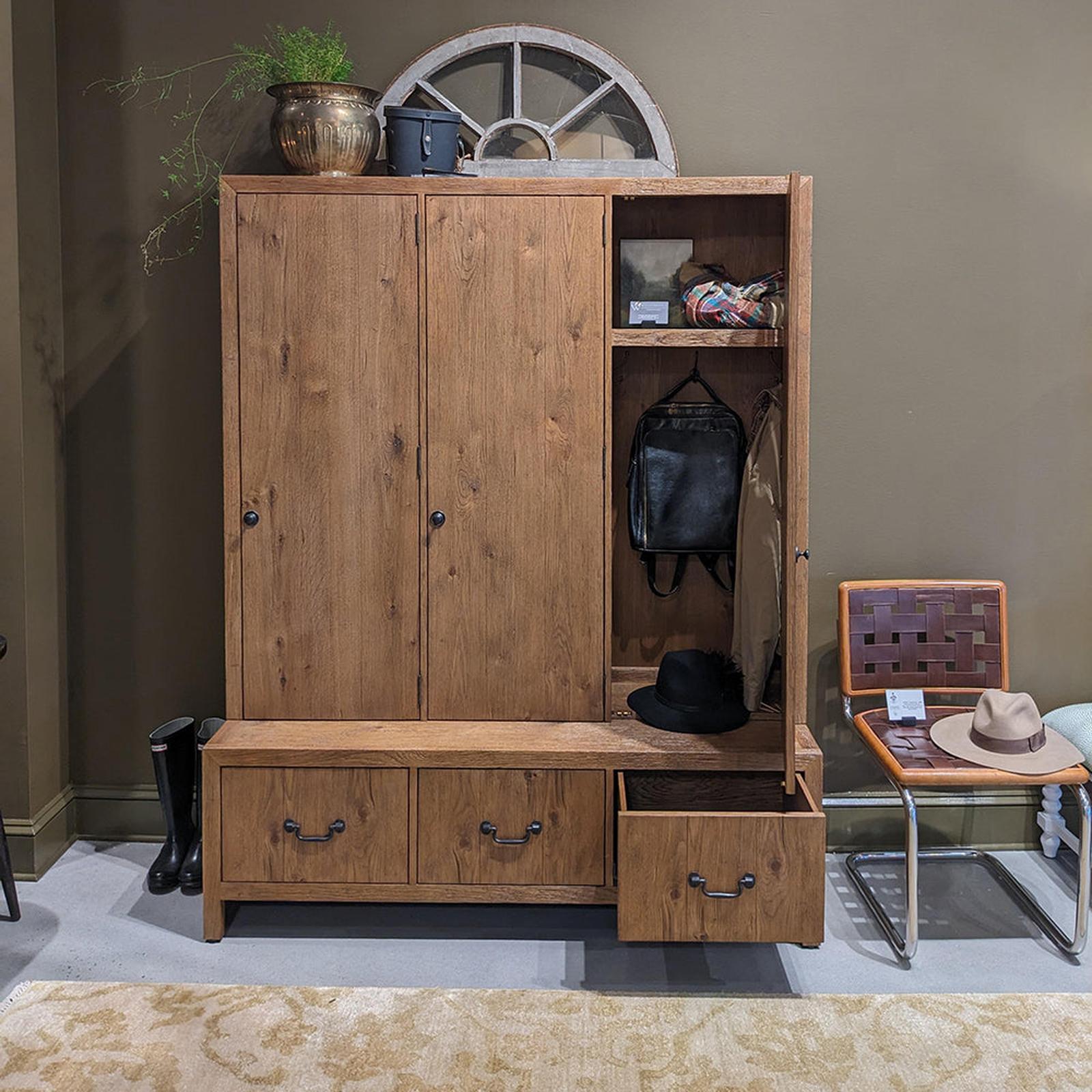 Woodbridge Furniture Oak Efficiency Cabinet