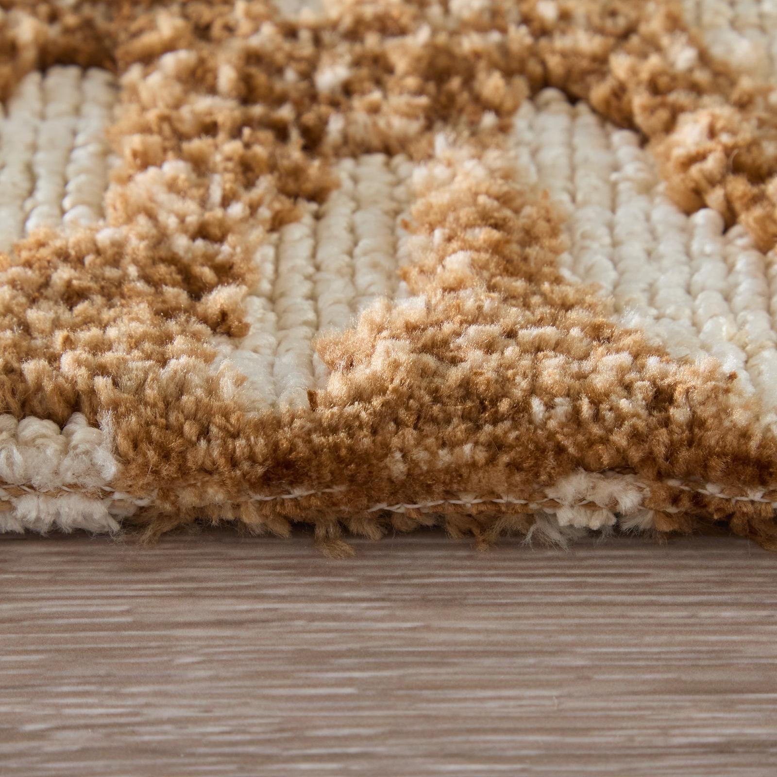 Feizy Colton 8A55F Modern Chevron Rug in Brown/Tan