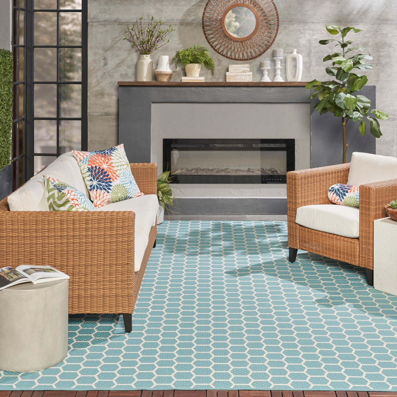 Nourison Twist Reversible TWS01 Modern Rug