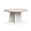 Magnussen Home Lorelei Misty Cloud Extendable Round Dining Table