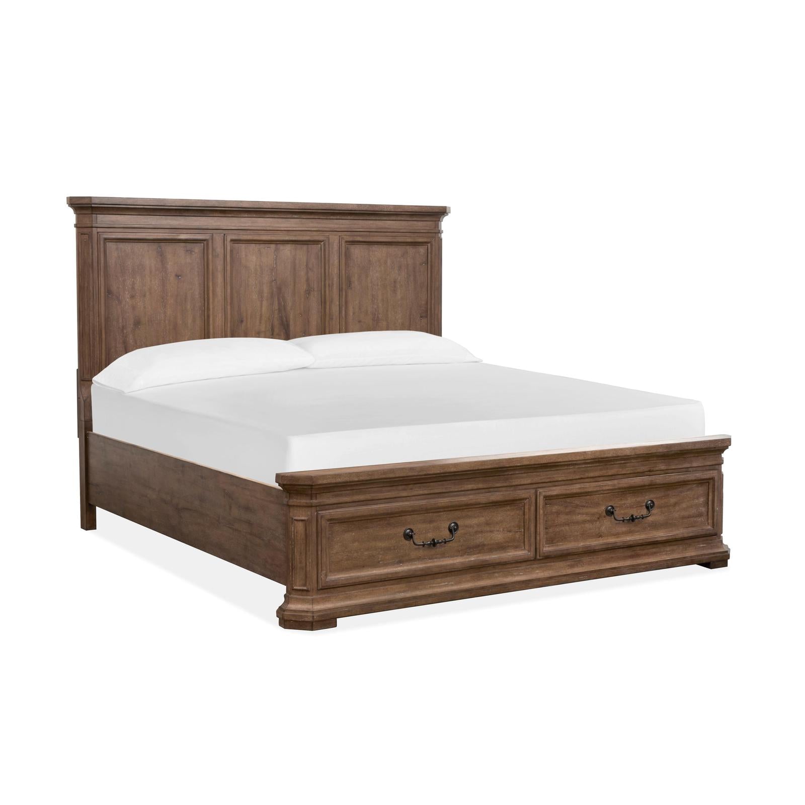 Magnussen Home Adler Court Florentine Walnut Panel Bed