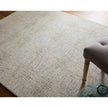 Feizy Belfort 8668F Transitional Geometric Rug in Ivory/Gray/Tan