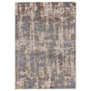 Feizy Waldor 3969F Modern Abstract Rug in Gray/Gold