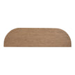 Magnussen Home Hayden Golden Oat Demilune Sofa Table