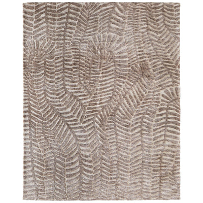 Feizy Colton 8A54F Modern Animal Print Rug in Taupe/Tan