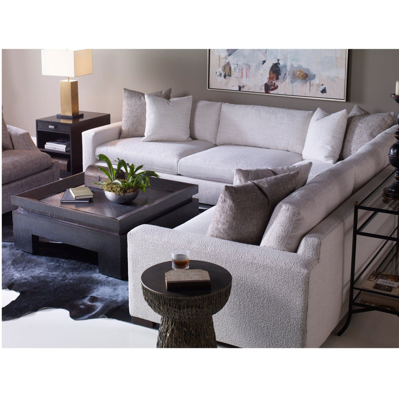 Century Furniture Stocked Rowan Two Piece Sectional V1