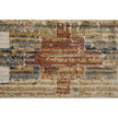 Feizy Melrose 39ULF Traditional Diamond, Ivory/Blue/Brown, Rug