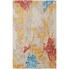 Feizy Everley 8646F Modern Abstract in Ivory/Yellow/Blue