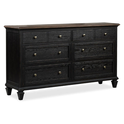 Magnussen Home Surrey Brown Double Drawer Dresser