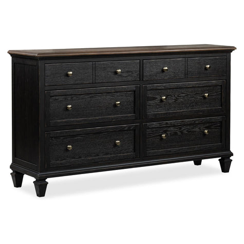 Magnussen Home Surrey Brown Double Drawer Dresser